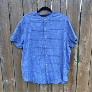 Bonobos | Grandad Collar Button Down Shirt XL